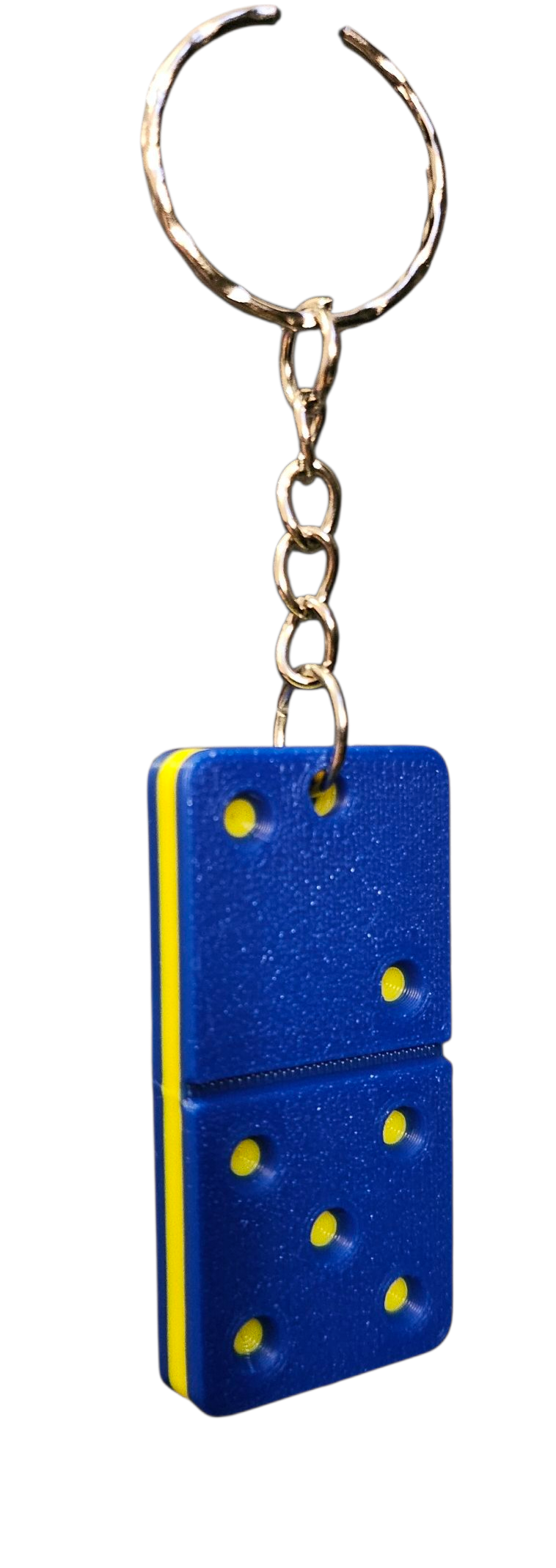3D Printed Domino Keychain - Barbados