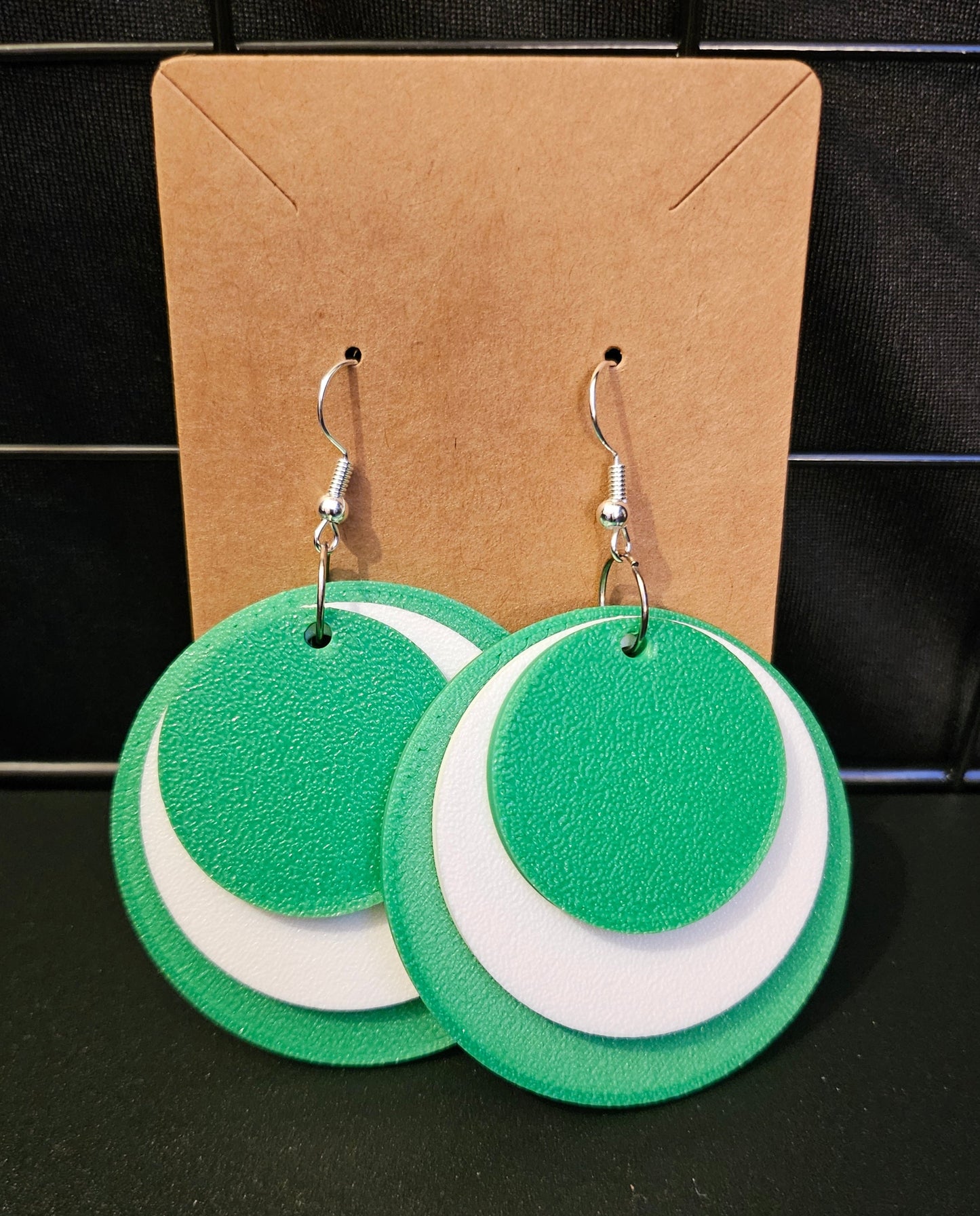 3D Printed Circular Earrings - Nigeria