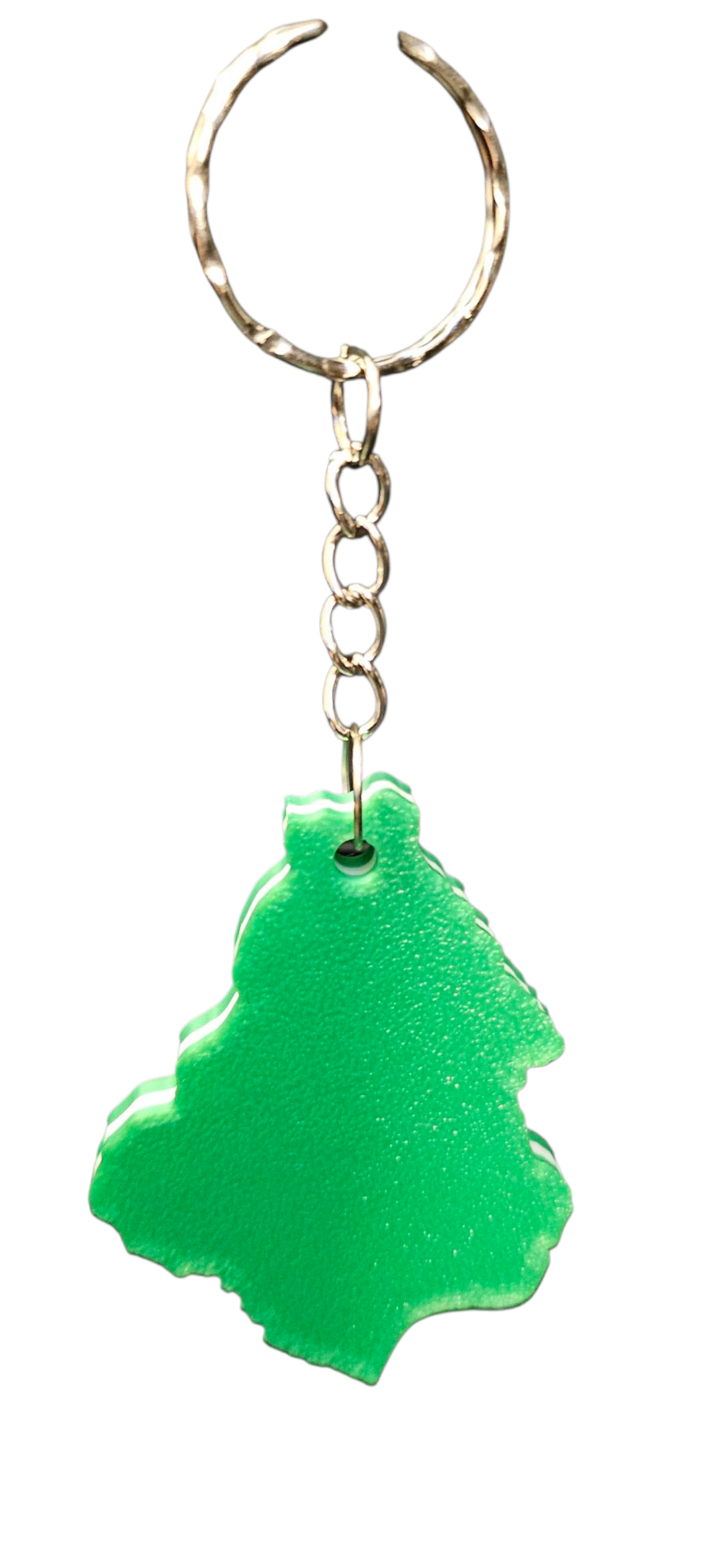 3D Printed Country Shaped Keychain - Nigeria