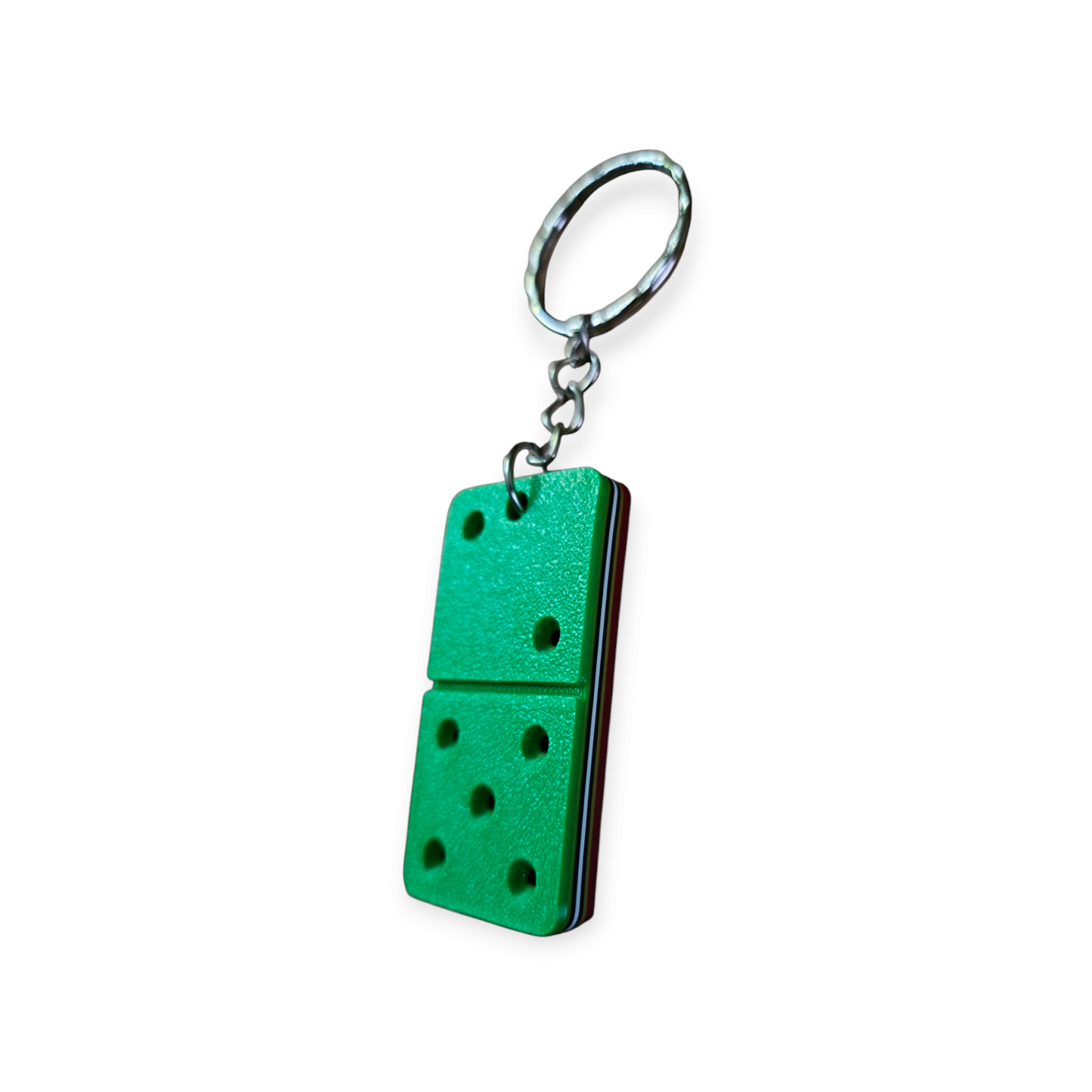 3D Printed Domino Keychain - St. Kitts and Nevis