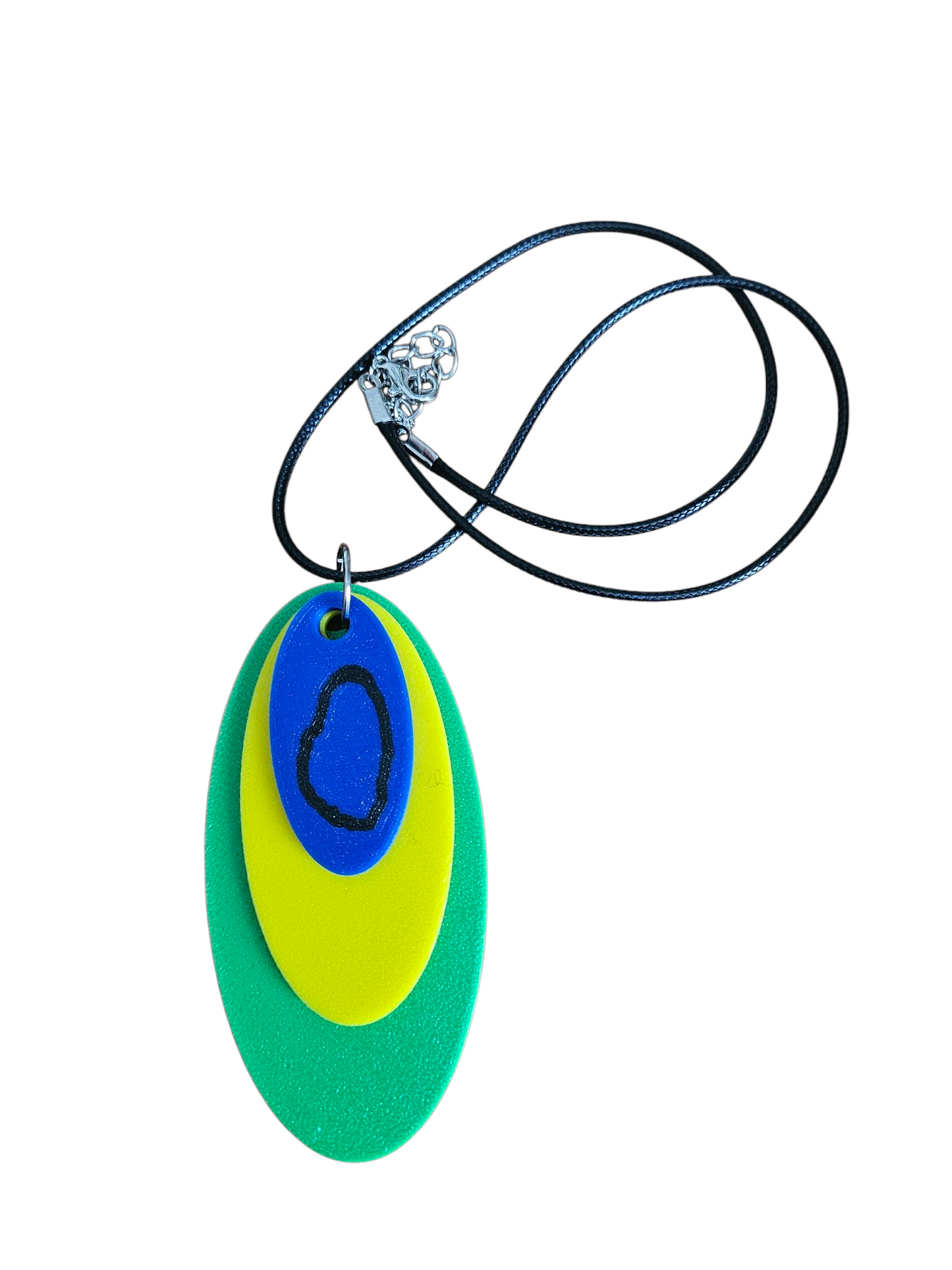 3D Printed Pendant Necklace - St. Vincent