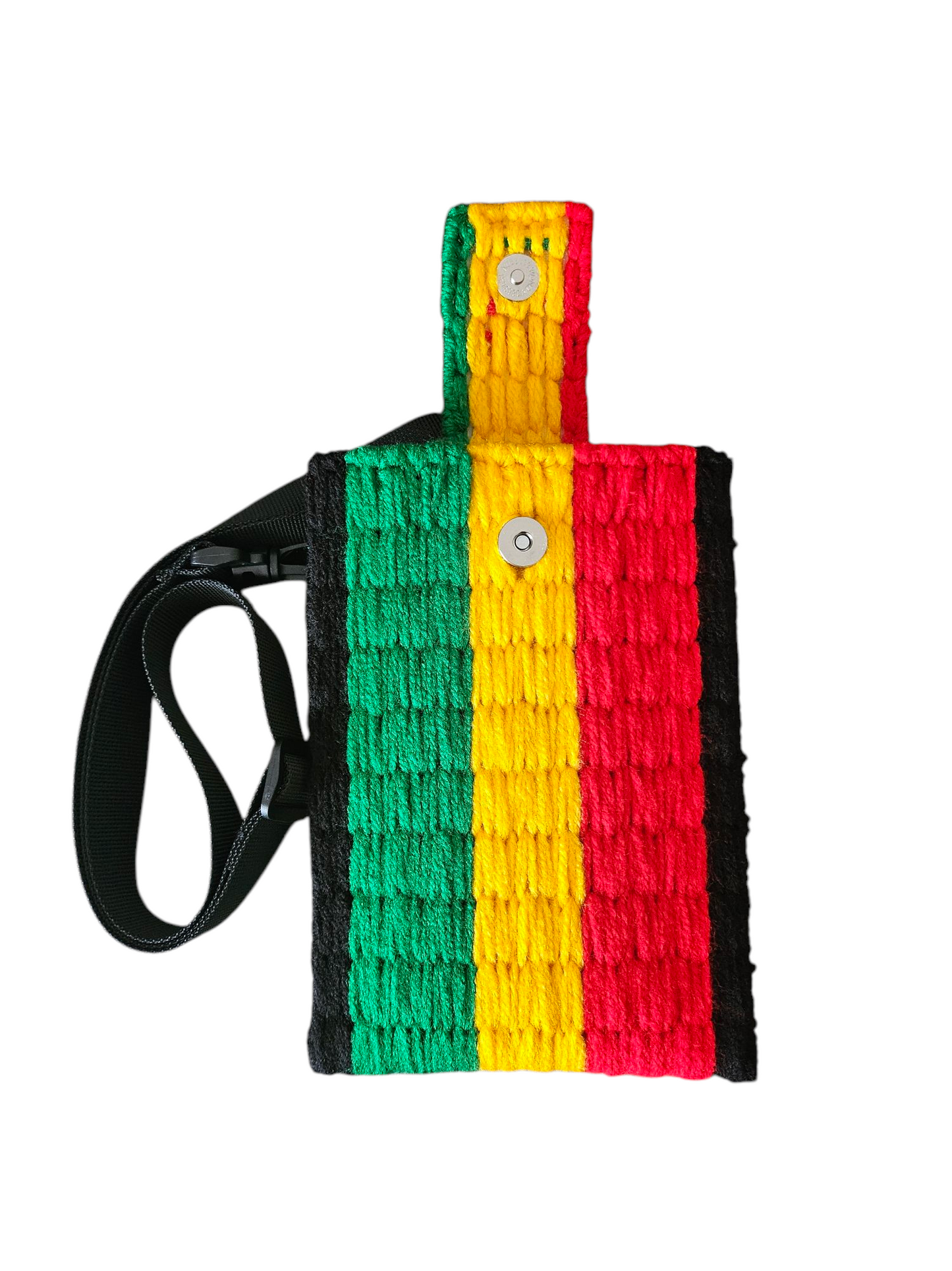 Crochet Phone Bag - Rastafarian