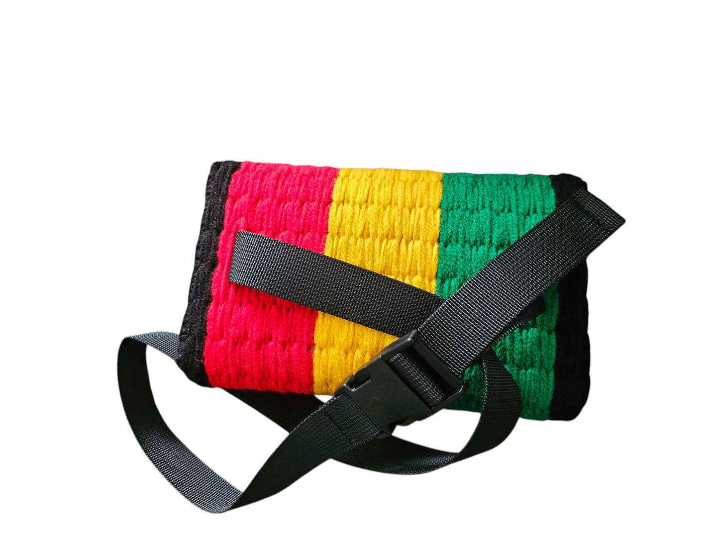 Crochet Bum Bag - Rastafarian