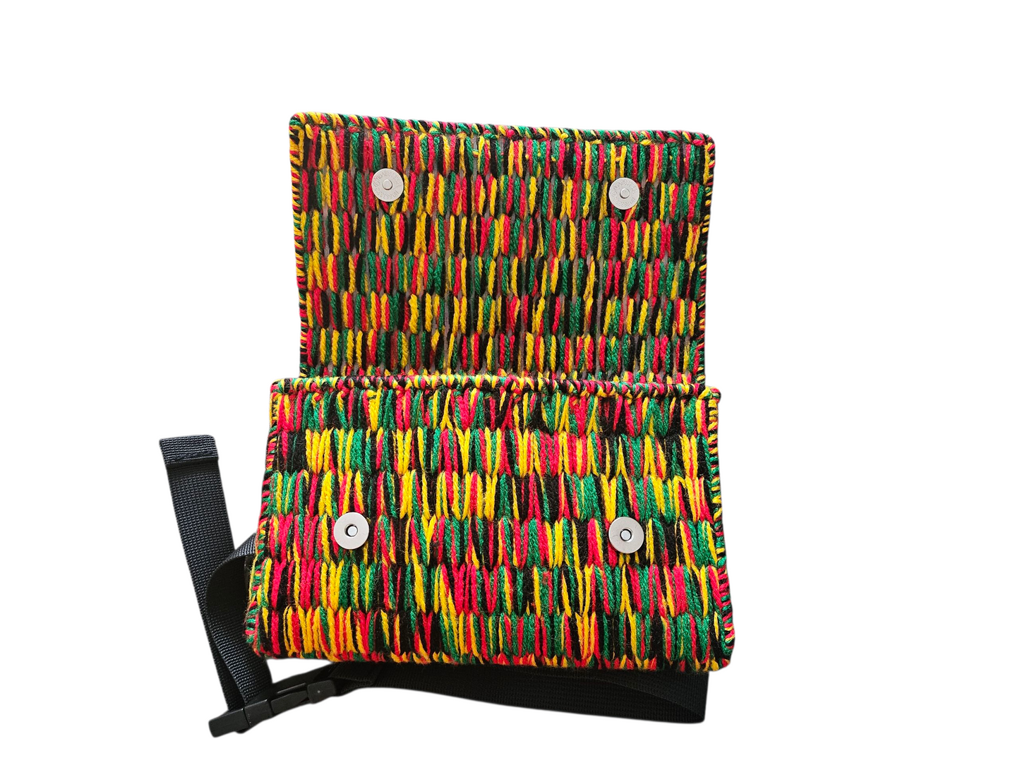 Crochet Bum Bag - Rastafarian