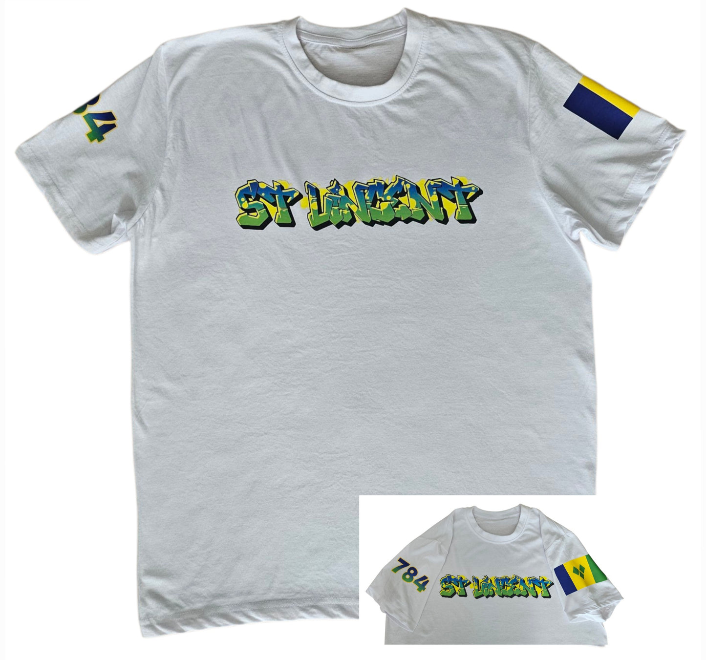 Adult Graffiti Style Barbados T-shirt