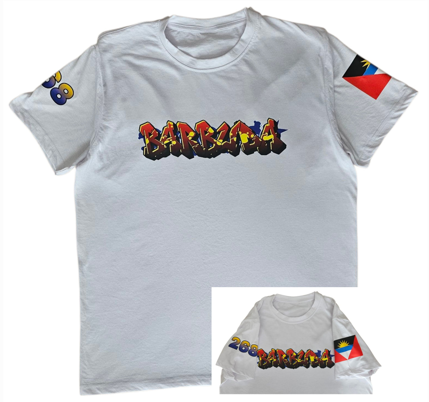Adult Graffiti Style Barbados T-shirt