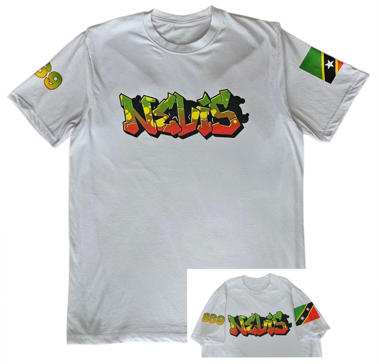 Adult Graffiti Style Barbados T-shirt