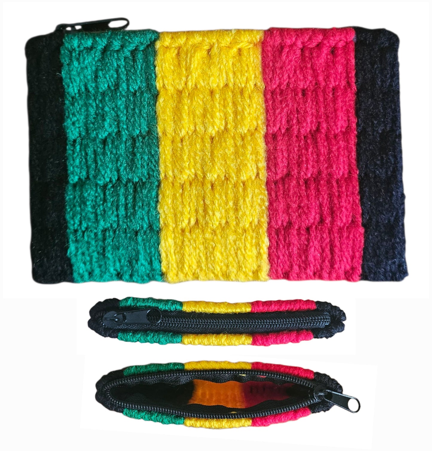Crochet Coin Purse Rastafarian
