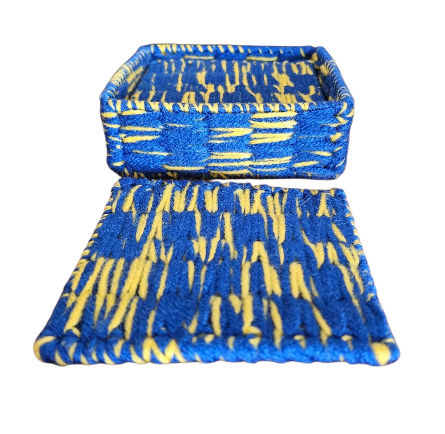 Crochet Coasters, set of 4 - Barbados