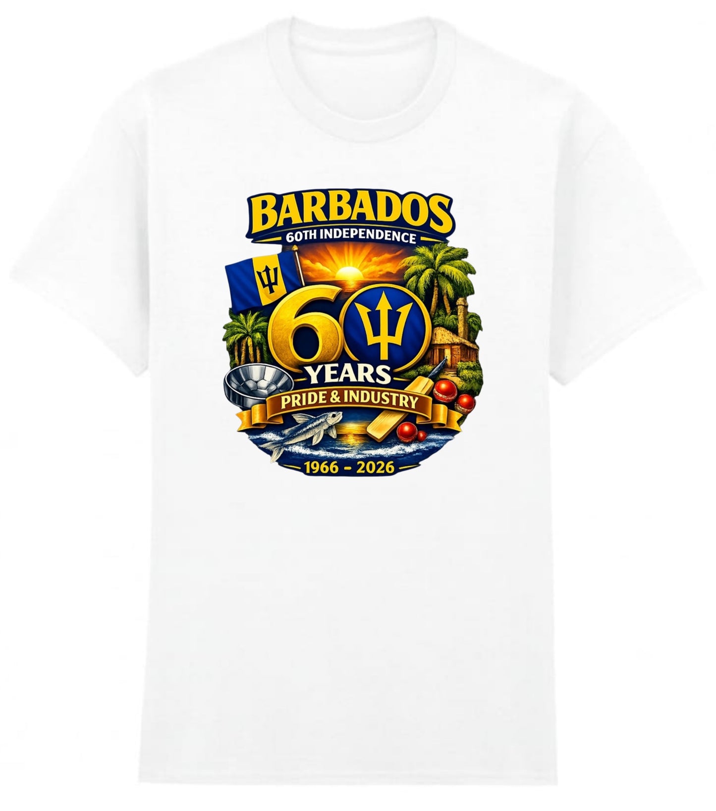 Pre-order Barbados 60th Independence Kids T-shirt