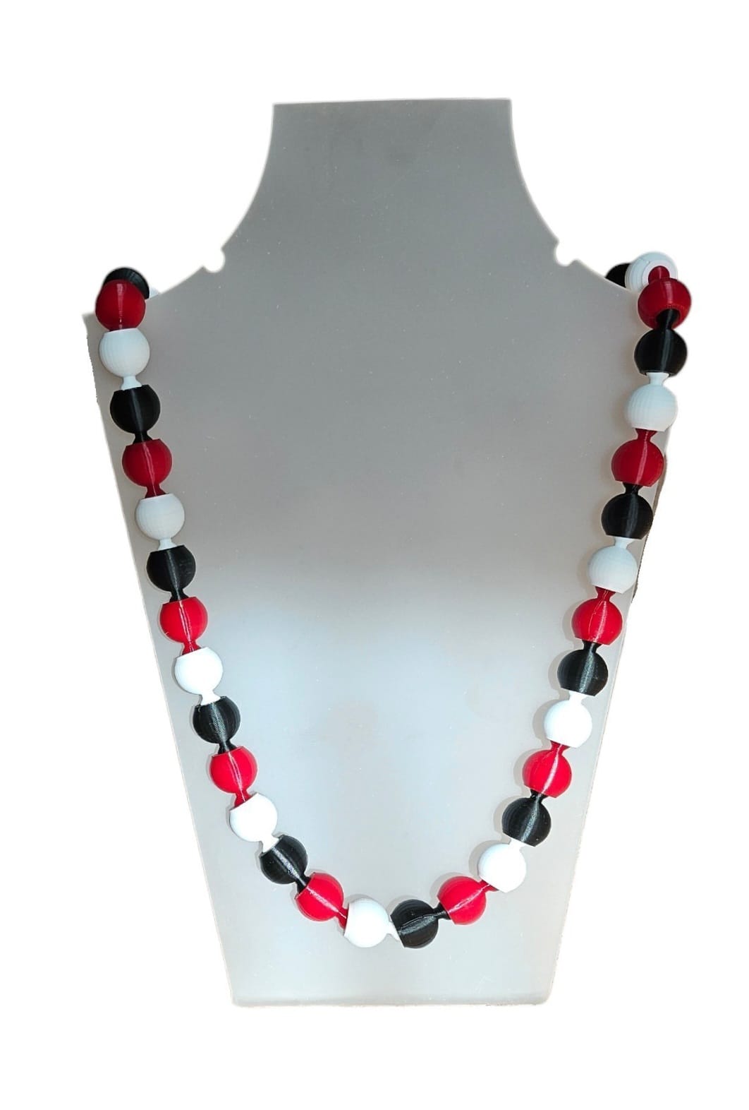 3D printed Bead Necklace - Trinidad