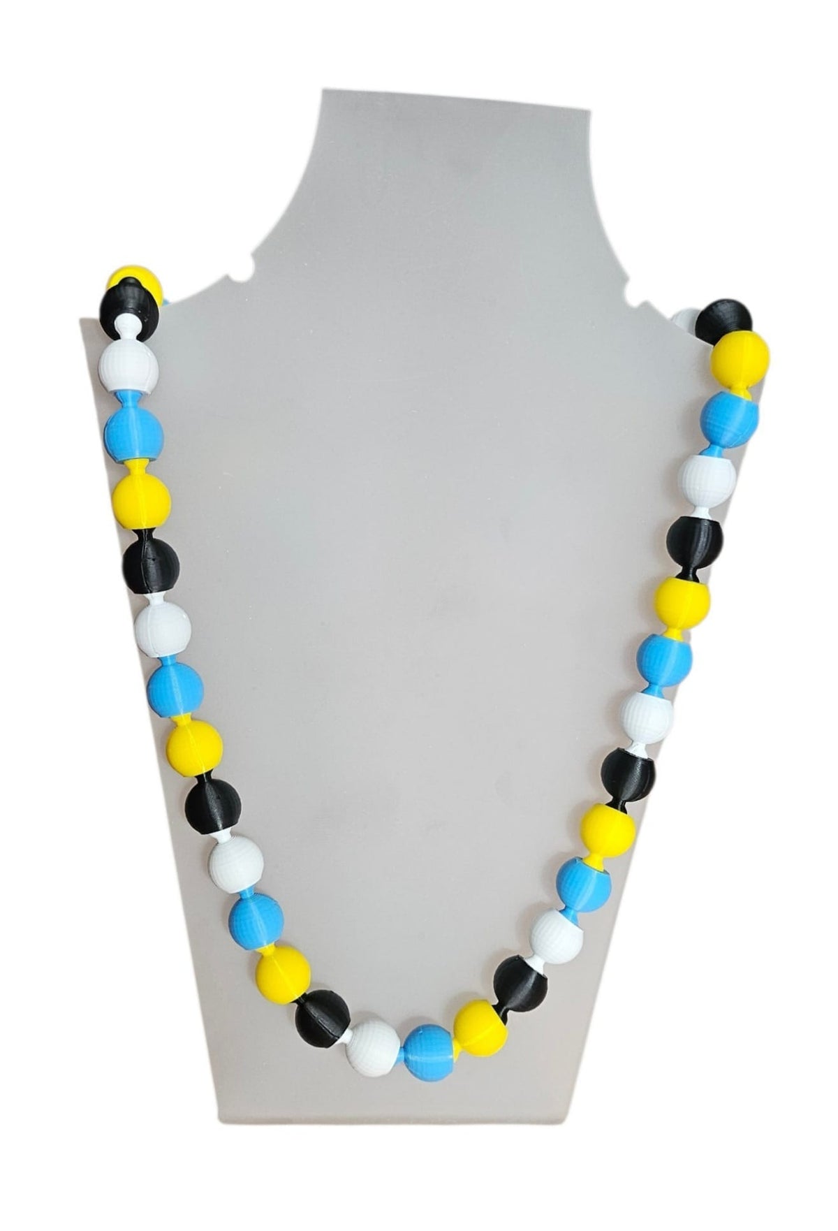 3D printed Bead Necklace - St. Lucia