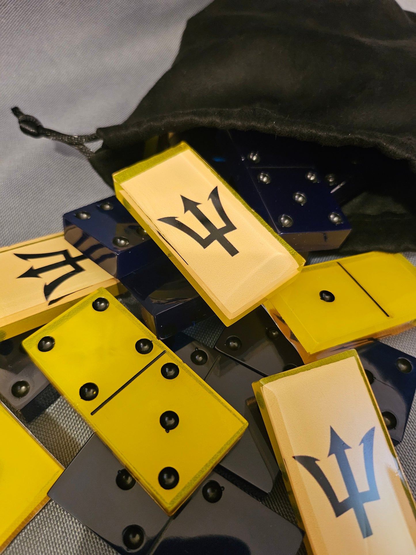 Resin Dominos - Barbados