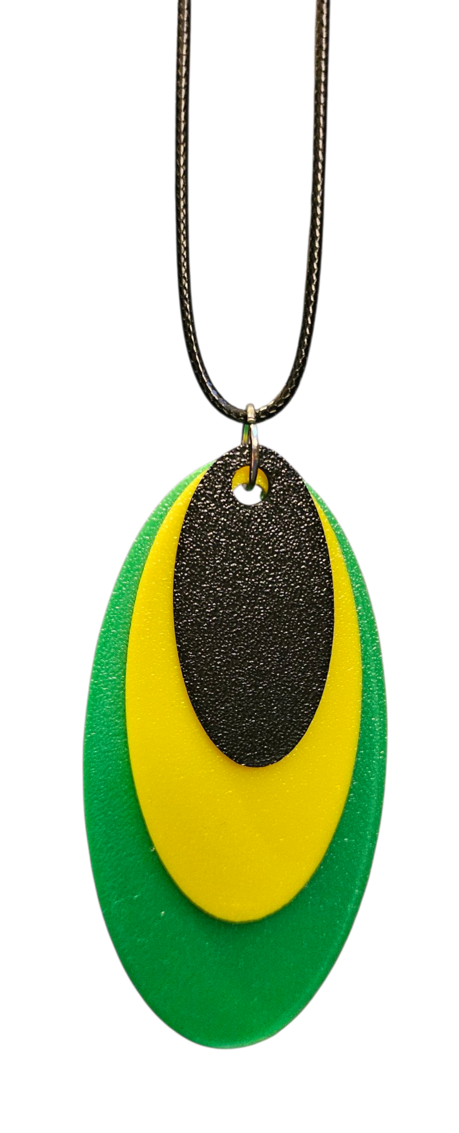 3D Printed Pendant Necklace - Jamaica