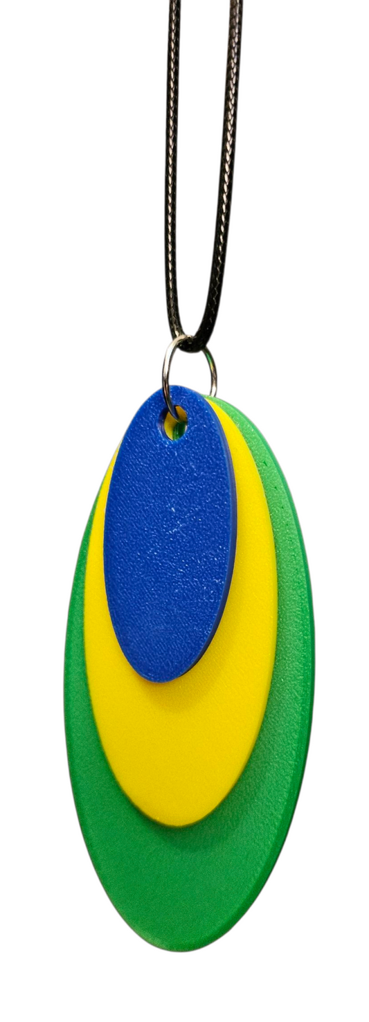 3D Printed Pendant Necklace - St. Vincent