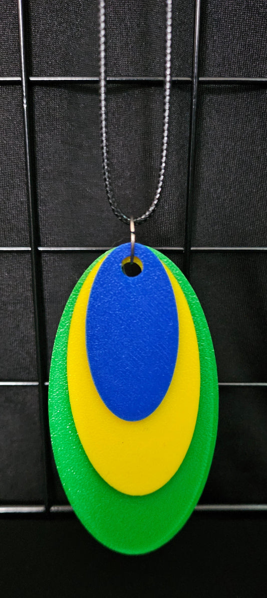 3D Printed Pendant Necklace - St. Vincent