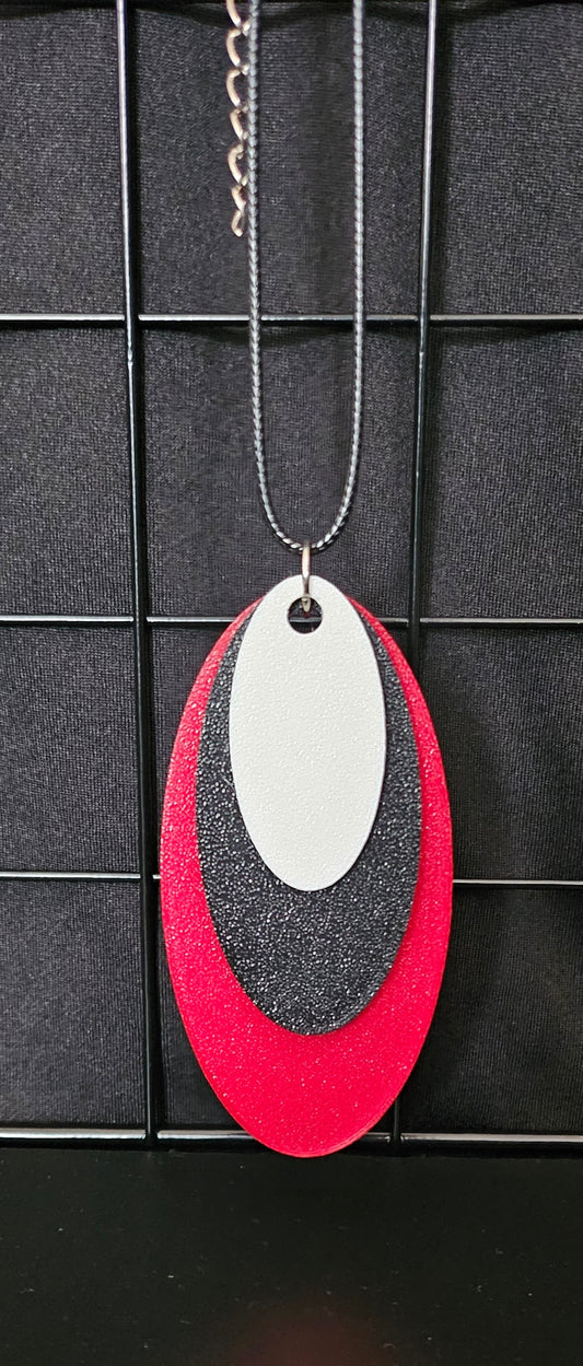 3D Printed Pendant Necklace - Trinidad