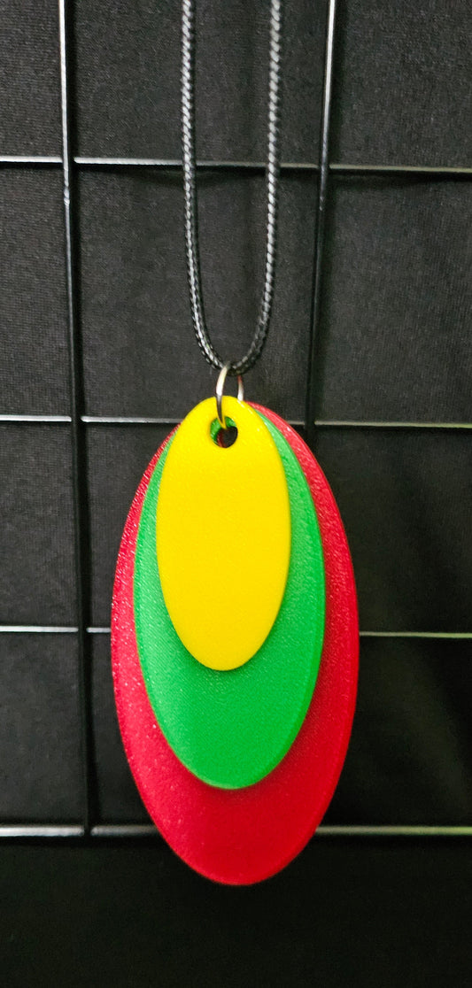 3D Printed Pendant Necklace - Grenada