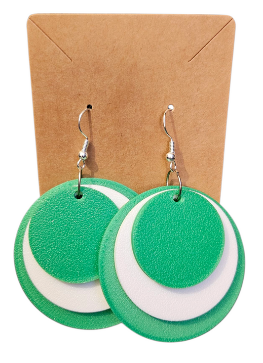 3D Printed Circular Earrings - Nigeria