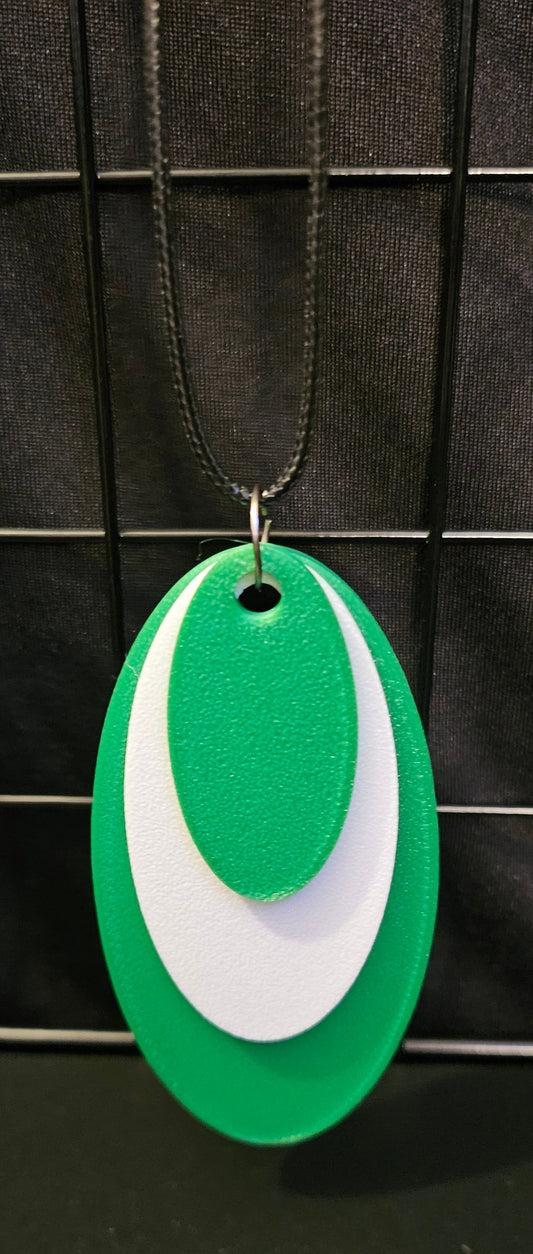 3D Printed Pendant Necklace - Nigeria