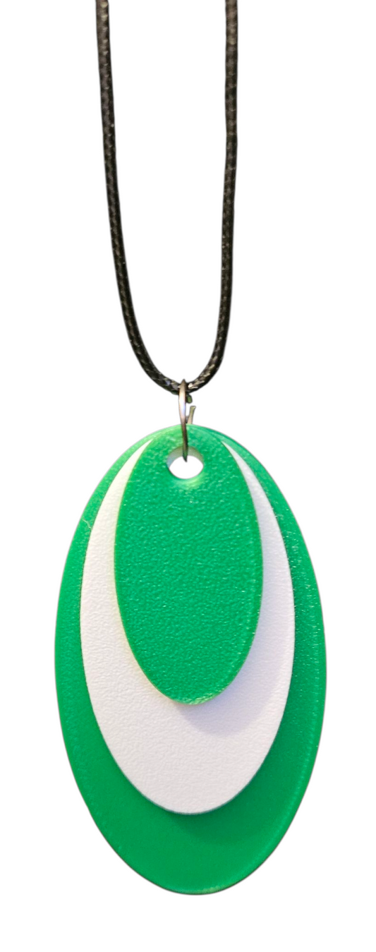 3D Printed Pendant Necklace - Nigeria