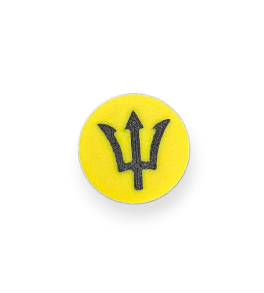 3D Printed Charm - Barbados
