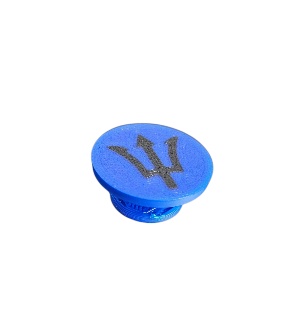 3D Printed Charm - Barbados