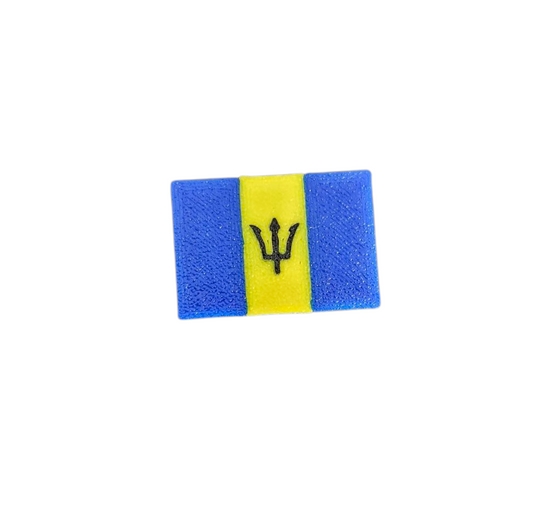 3D Printed Charm - Barbados