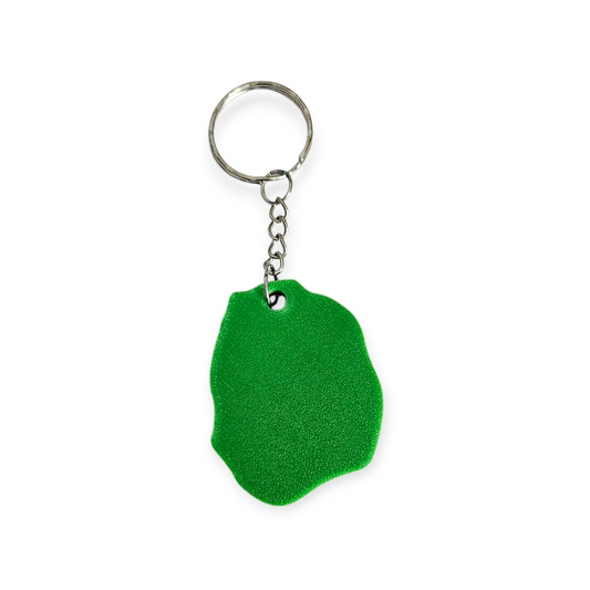 3D Printed Island Shaped Keychain - Nevis