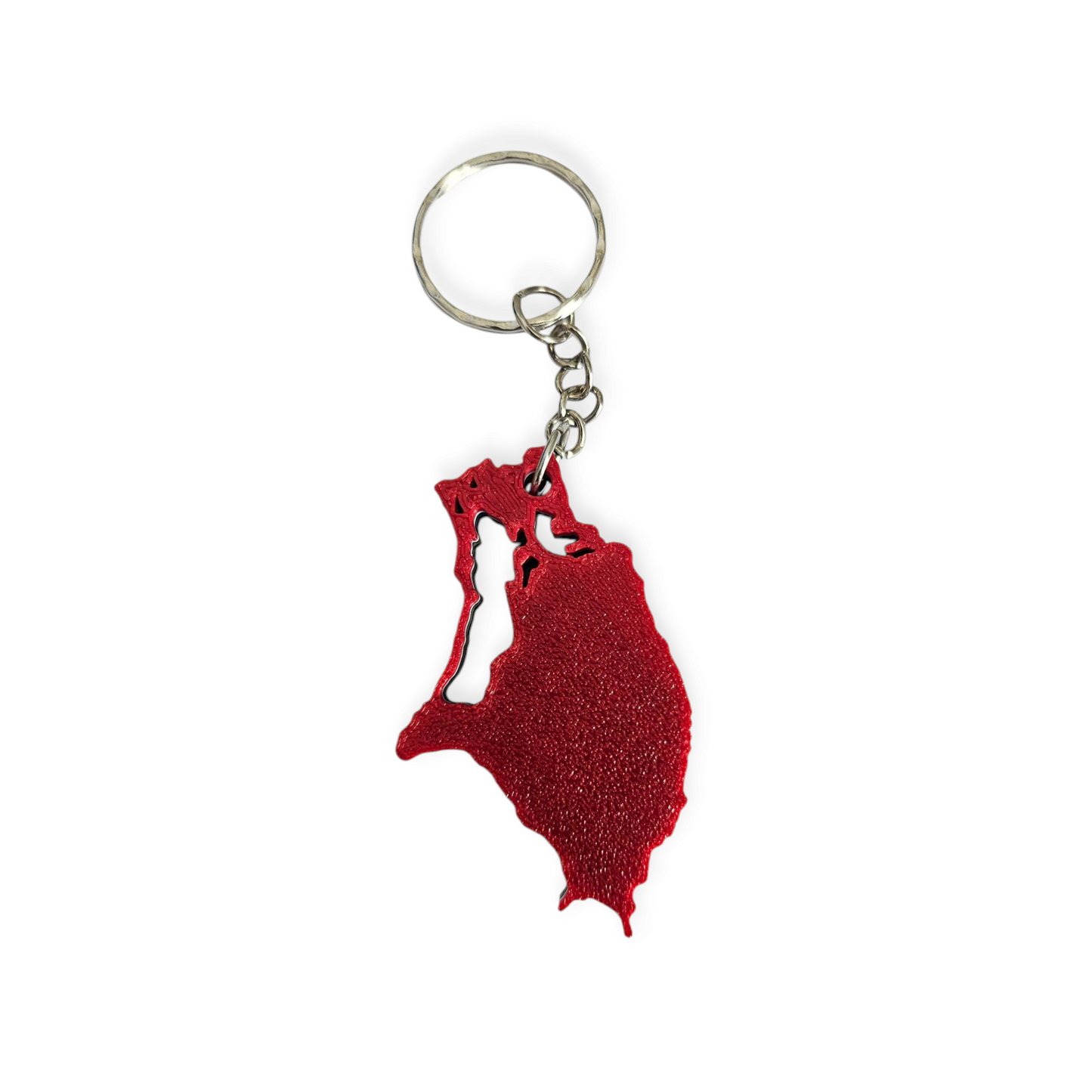 3D Printed Island Shaped Keychain - Barbuda