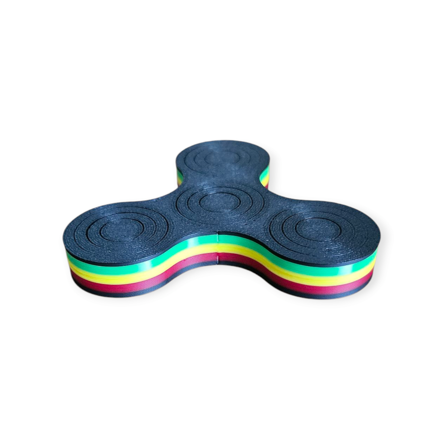 3D Printed Fidget Spinner - Rastafarian