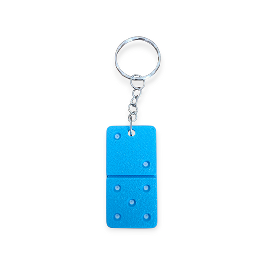 3D Printed Domino Keychain - St. Lucia