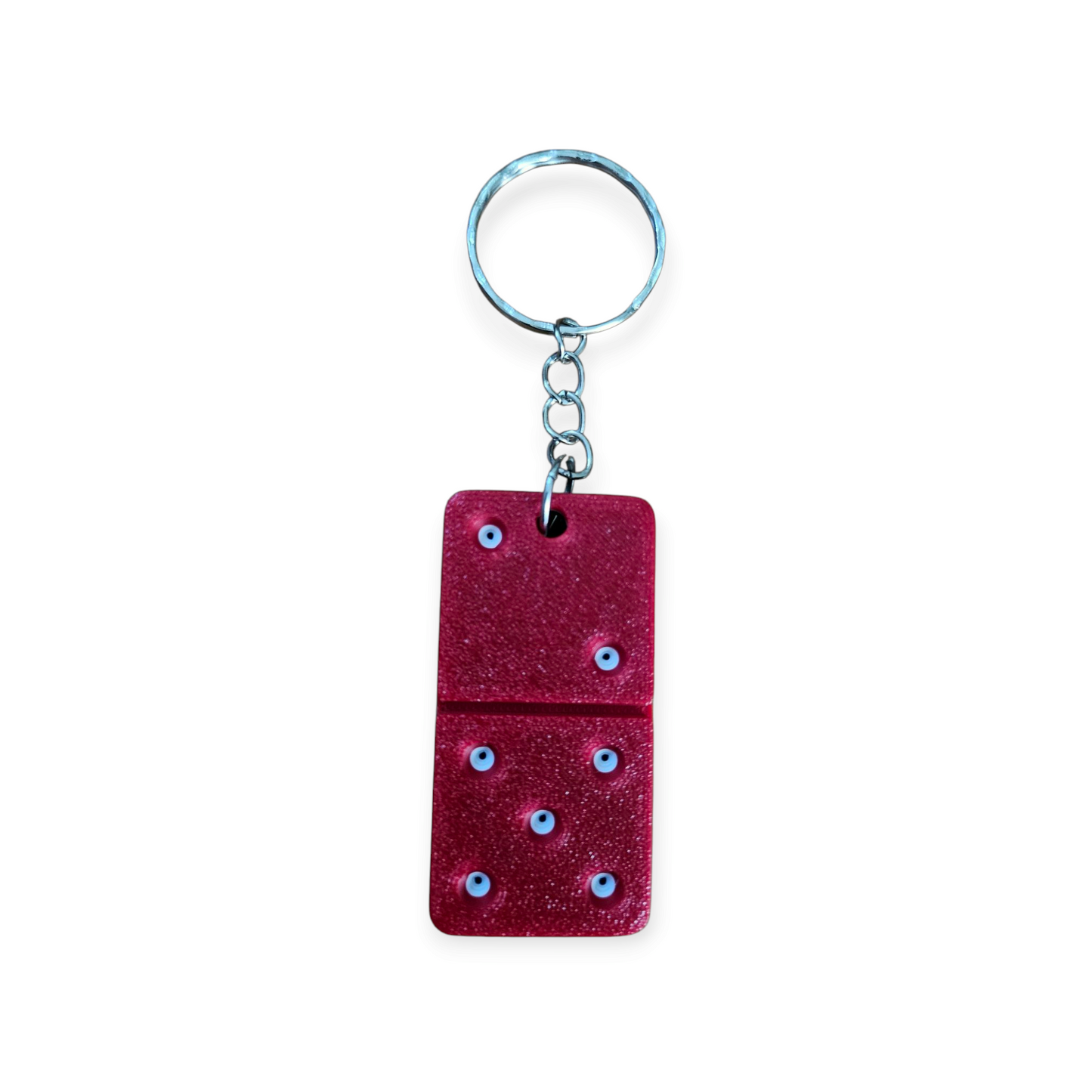 3D Printed Domino Keychain - Antigua and Barbuda