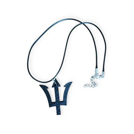 3D Printed Pendant Necklace - Barbados Trident