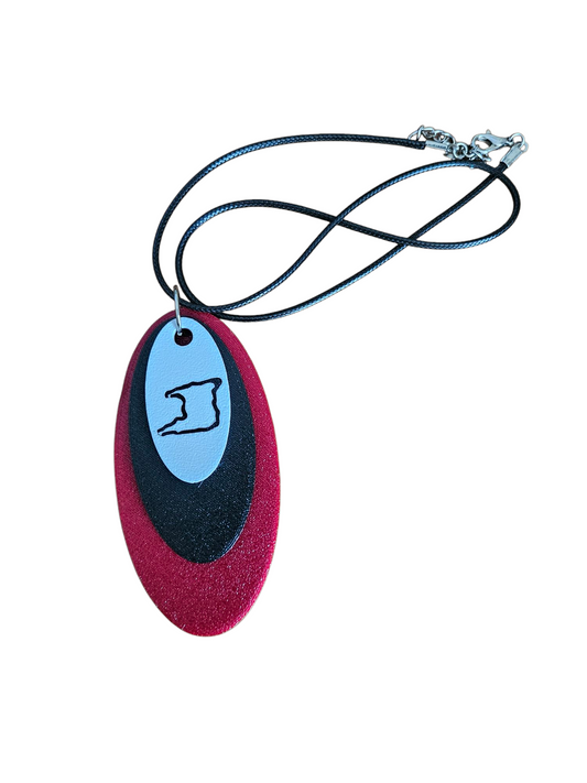 3D Printed Pendant Necklace - Trinidad