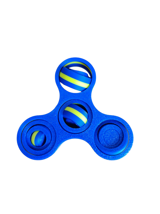 3D Printed Fidget Spinner - Barbados