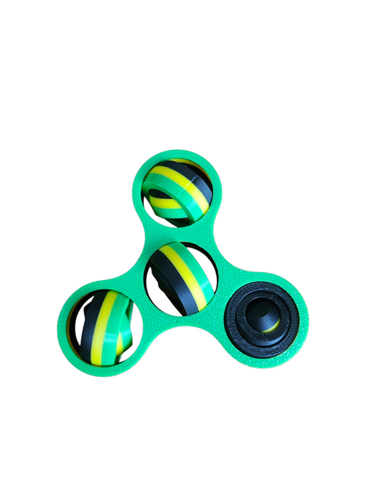 3D Printed Fidget Spinner - Jamaica