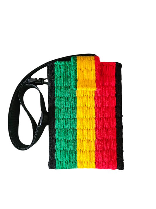 Crochet Phone Bag - Rastafarian