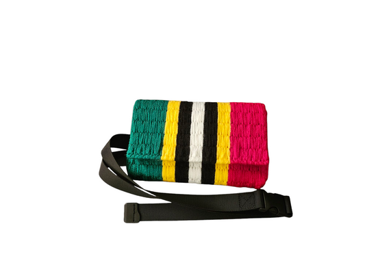 Crochet Bum Bag - St. Kitts and Nevis