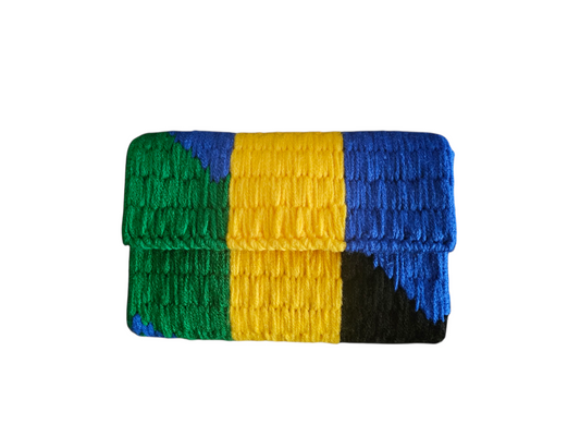 Crochet Clutch/Shoulder Bag - Mix it up