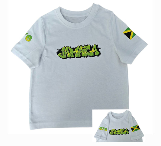 Kids Graffiti Style T-shirt - Ages 3-9 Jamaica