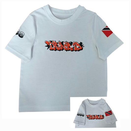 Kids Graffiti Style T-shirt - Ages 3-9 Trinidad