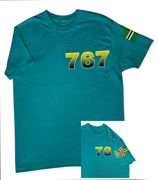 Small Dial Code T-shirt Dominica
