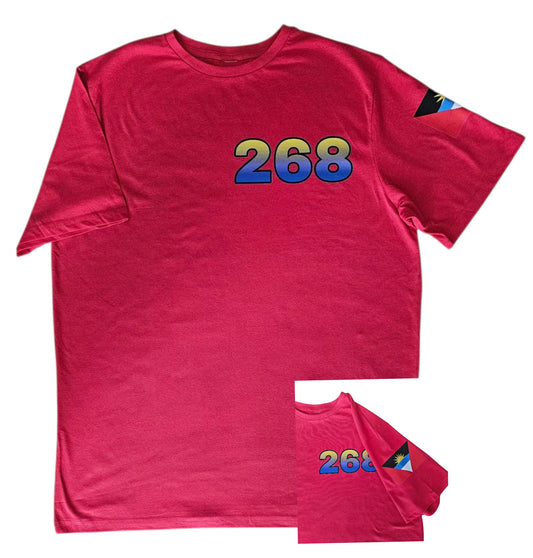 Small Dial Code T-shirt Antigua and Barbuda
