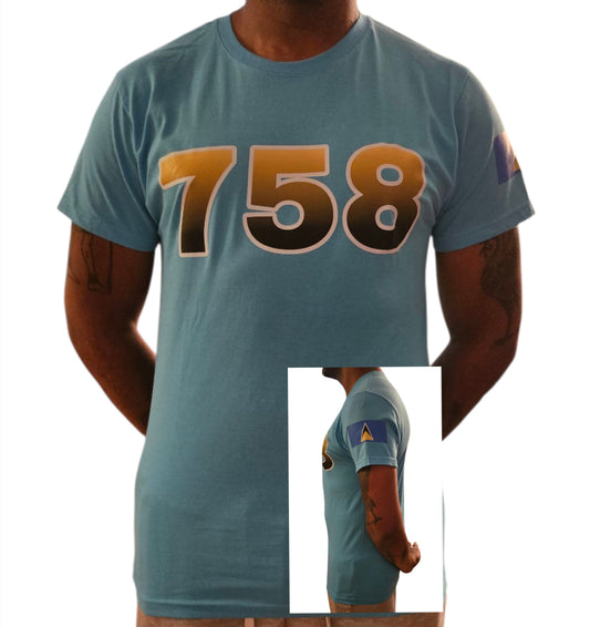 Dial Code T-shirt St. Lucia