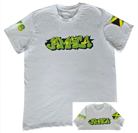 Adult Graffiti Style T-shirt Jamaica