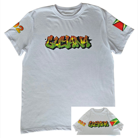 Adult Graffiti Style T-shirt Guyana