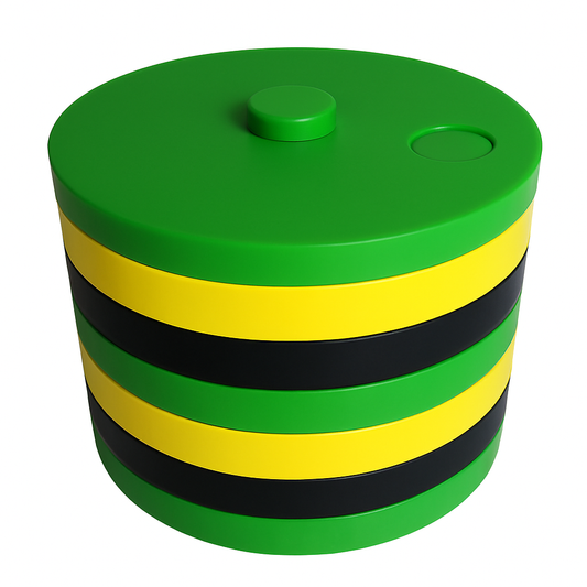 3D printed Peg and Pattern Play Jamaica