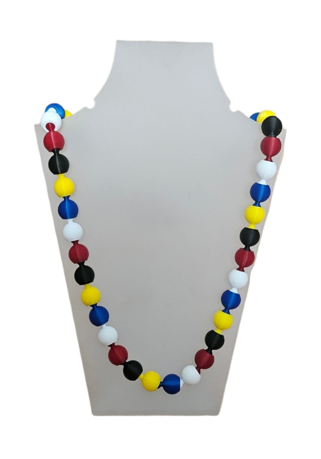 3D printed Bead Necklace - Antigua and Barbuda