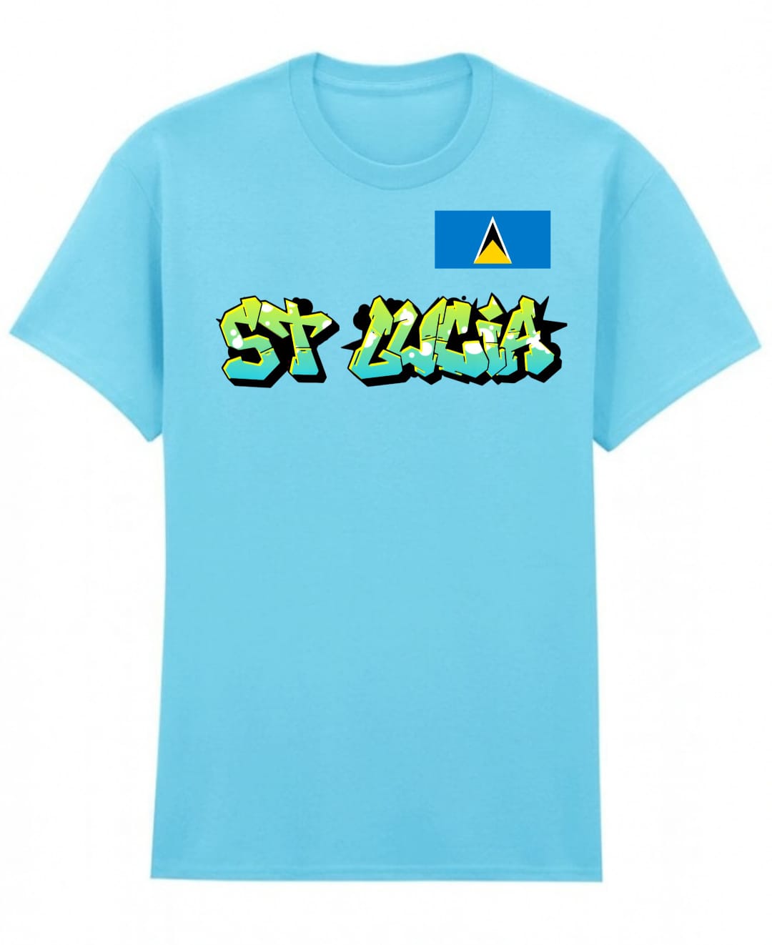 Cotton T-shirt - St. Lucia